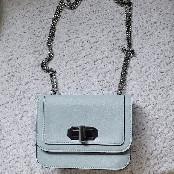 INC  Mini  Blue  Crossbody Bag - Picture 3 of 6